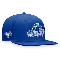 Men's Fanatics Royal Toronto Blue Jays Circle Script Snapback Hat