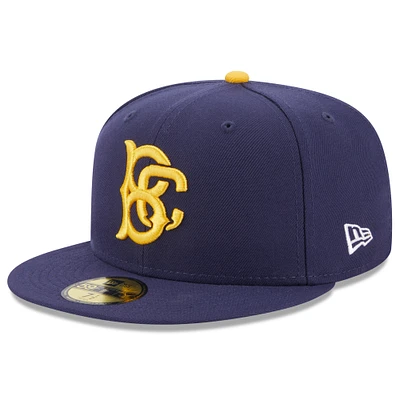 Men's New Era Navy Brooklyn Cyclones Authentic Collection Alternate Logo 59FIFTY Fitted Hat