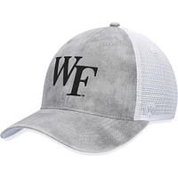 Men's Top of the World Gray/White Wake Forest Demon Deacons Slate Trucker Adjustable Hat