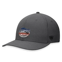 Men's Top of the World Gray Florida Gators Iron Flex Hat