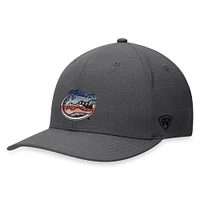 Men's Top of the World Gray Florida Gators Iron Flex Hat