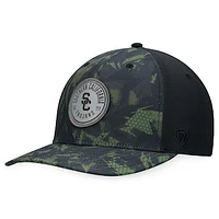 Men's Top of the World Black USC Trojans OHT Military Appreciation Camo Render Flex Hat