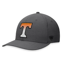 Men's Top of the World Gray Tennessee Volunteers Iron Flex Hat