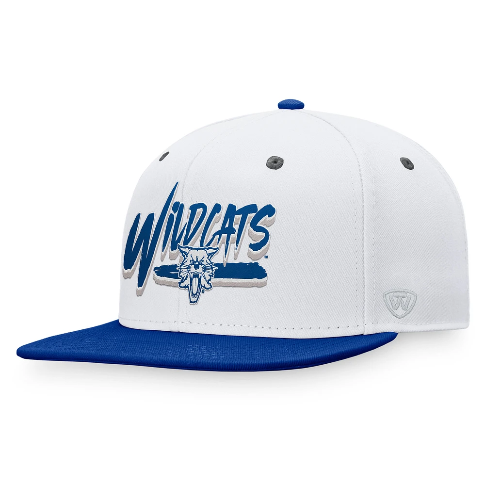 Men's Top of the World Gray/Royal Kentucky Wildcats Sea Snapback Hat