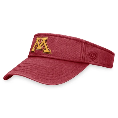 Men's Top of the World  Maroon Minnesota Golden Gophers Terry Adjustable Visor