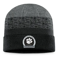 Men's Top of the World Heather Black Clemson Tigers Frostbite Cuffed Knit Hat