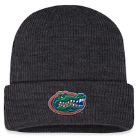 Men's Top of the World Charcoal Florida Gators Sheer Cuffed Knit Hat