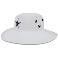 Men's New Era White Dallas Cowboys 2023 NFL Training Camp Panama Bucket Hat