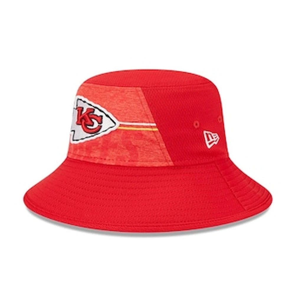 Men's New Era  Red Kansas City Chiefs 2023 NFL Training Camp Stretch Bucket Hat