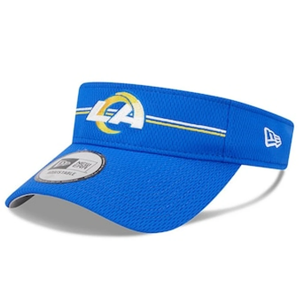 Men's New Era Royal Los Angeles Rams 2023 NFL Training Camp Adjustable Visor