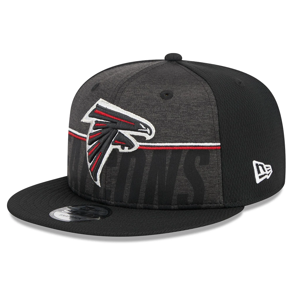 Men's New Era Black Atlanta Falcons 2023 NFL Training Camp 9FIFTY Snapback Hat