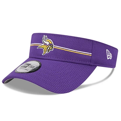 Men's New Era Purple Minnesota Vikings 2023 NFL Training Camp Adjustable Visor