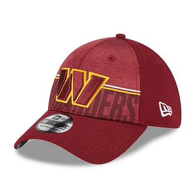 Men's New Era Burgundy Washington Commanders 2023 NFL Training Camp 39THIRTY Flex Fit Hat