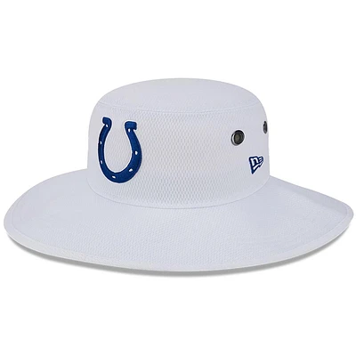 Men's New Era White Indianapolis Colts 2023 NFL Training Camp Panama Bucket Hat