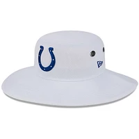 Men's New Era White Indianapolis Colts 2023 NFL Training Camp Panama Bucket Hat