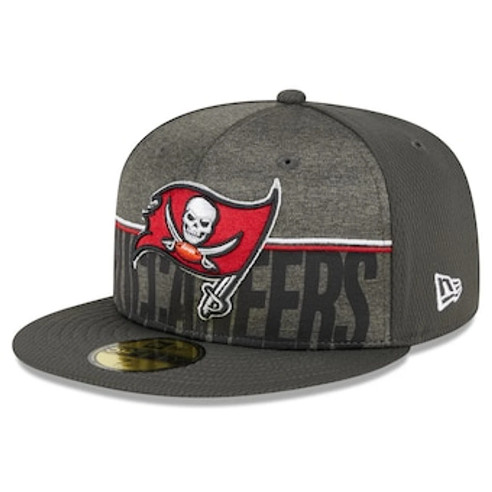 Men's New Era Pewter Tampa Bay Buccaneers 2023 NFL Training Camp 59FIFTY Fitted Hat