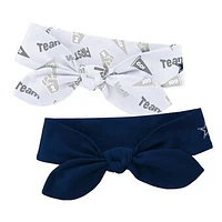 Girls Infant Dallas Cowboys Knotty Bow Headband Set