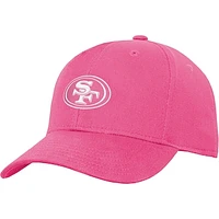 Girls Youth Pink San Francisco 49ers Adjustable Hat