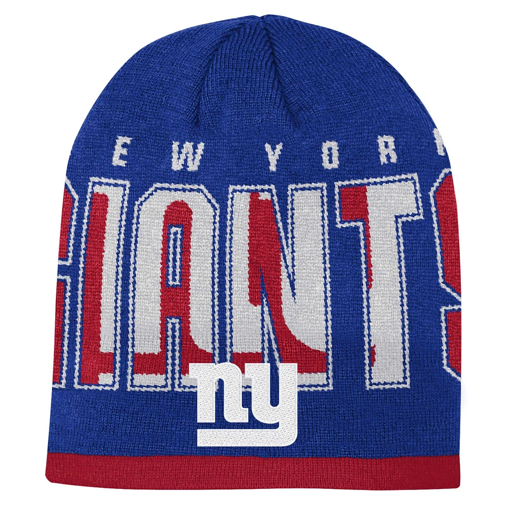 Youth  Royal New York Giants Legacy Beanie