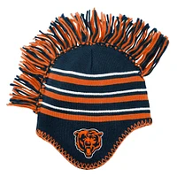 Preschool Navy Chicago Bears Mohawk Stripe Knit Hat