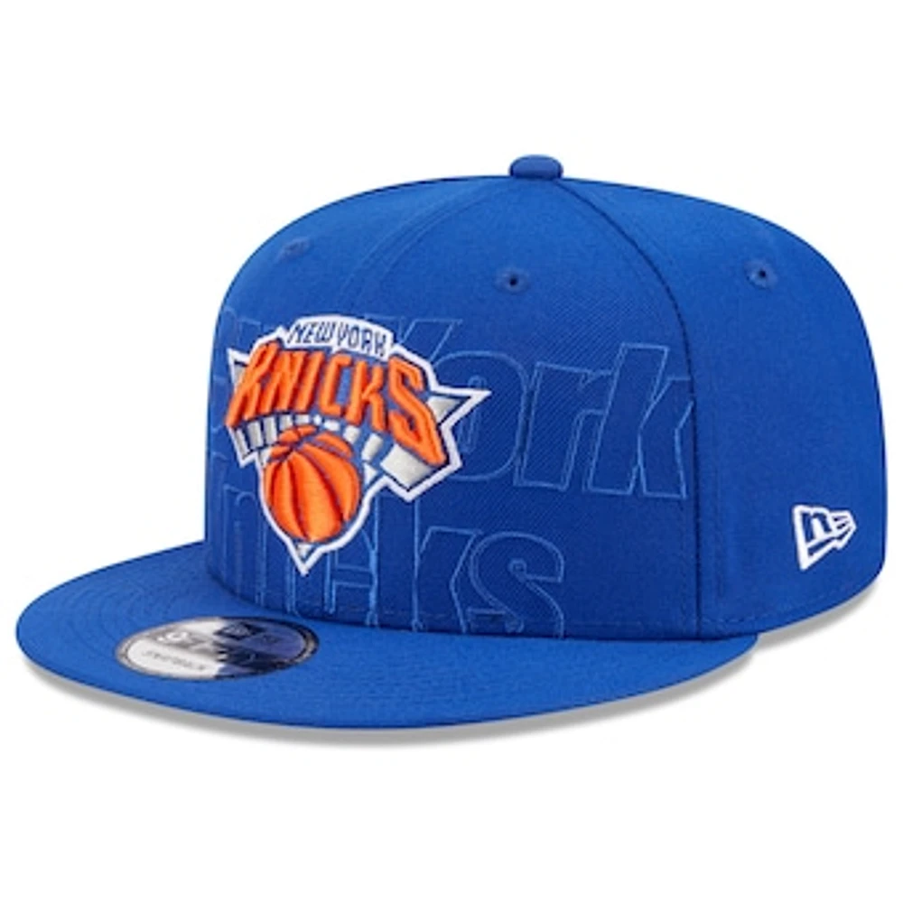 Men's New Era  Blue New York Knicks 2023 NBA Draft 9FIFTY Snapback Hat