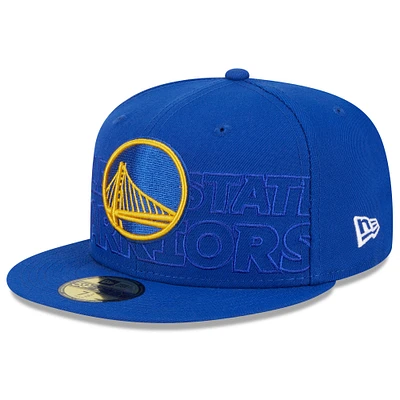 Men's New Era Royal Golden State Warriors 2023 NBA Draft 59FIFTY Fitted Hat