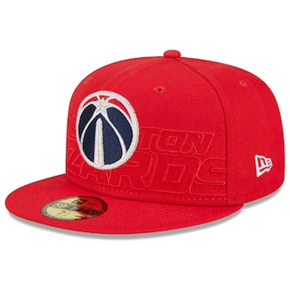 Men's New Era  Red Washington Wizards 2023 NBA Draft 59FIFTY Fitted Hat