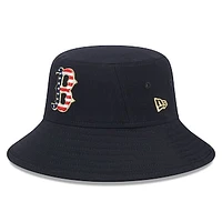 Men's New Era  Navy Boston Red Sox 2023 Fourth of July Bucket Hat