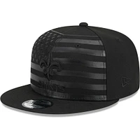 Men's New Era Black New Orleans Saints Independent 9FIFTY Snapback Hat