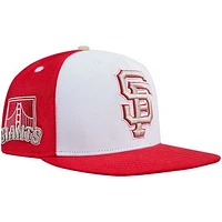 Men's Pro Standard  White/Red San Francisco Giants Strawberry Ice Cream Drip Snapback Hat