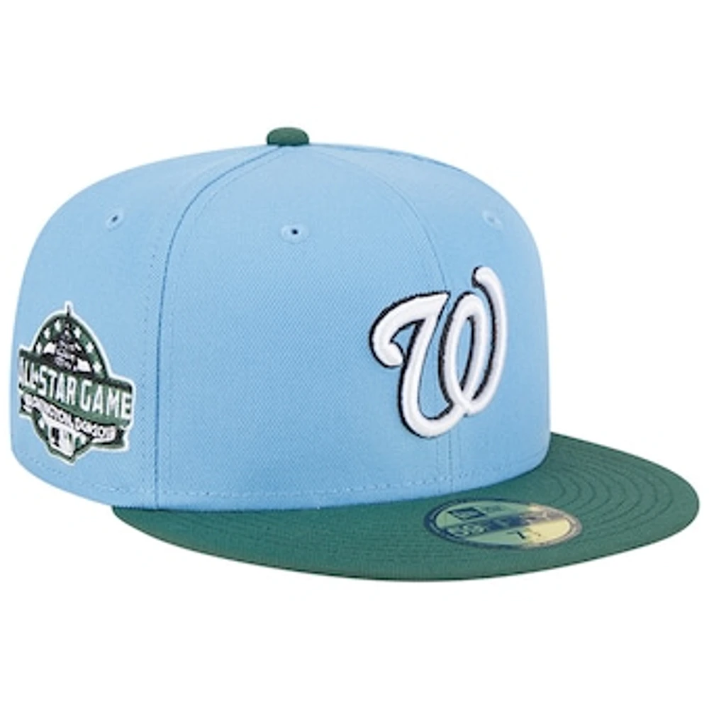 Men's New Era  Sky Blue/Cilantro Washington Nationals 2018 MLB All-Star Game 59FIFTY Fitted Hat