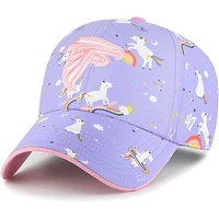 Girls Preschool '47 Lavender Atlanta Falcons Unicorn Clean Up Adjustable Hat