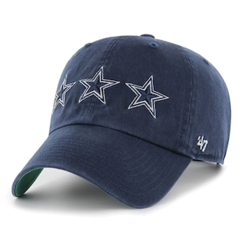 Men's '47 Navy Dallas Cowboys Bankroll Clean Up Adjustable Hat