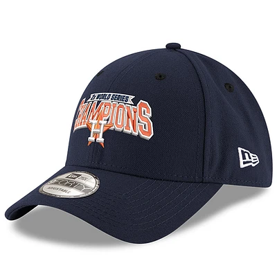 Men's New Era  Navy Houston Astros Two-Time World Series Champions 9FORTY Adjustable Hat
