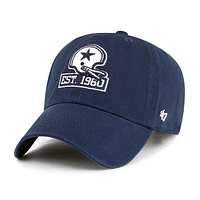 Men's '47 Navy Dallas Cowboys Helmet Clean Up Adjustable Hat