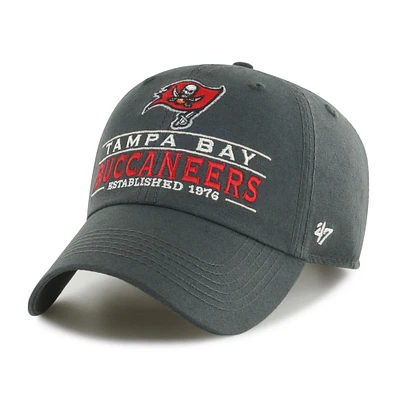 Men's '47 Pewter Tampa Bay Buccaneers Vernon Clean Up Adjustable Hat