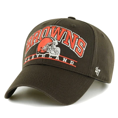 Men's '47 Brown Cleveland Browns Fletcher MVP Adjustable Hat