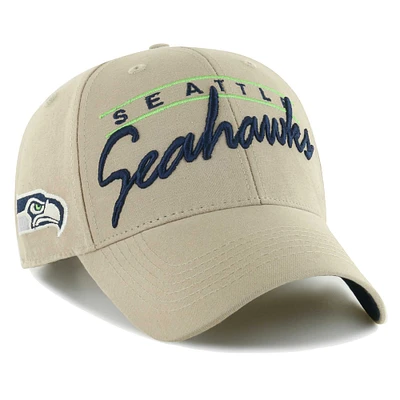 Men's '47 Khaki Seattle Seahawks Atwood MVP Adjustable Hat