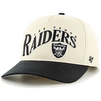 Men's '47 Khaki/Black Las Vegas Raiders Wave Hitch Adjustable Hat