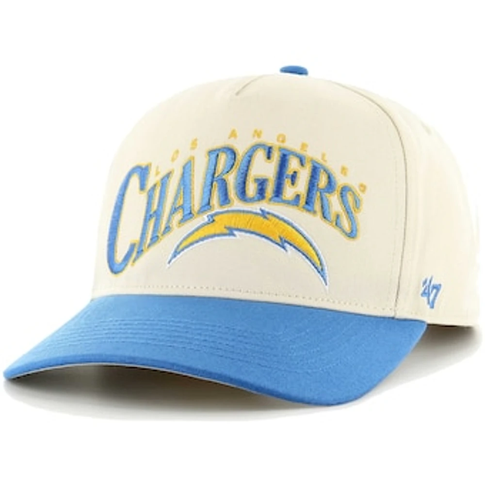 Men's '47 Khaki/Powder Blue Los Angeles Chargers Wave Hitch Adjustable Hat