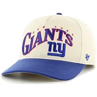 Men's '47 Khaki/Royal New York Giants Wave Hitch Adjustable Hat