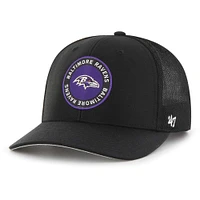 Men's '47 Black Baltimore Ravens Unveil Flex Hat