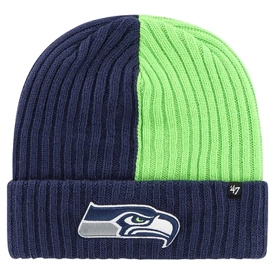 Men's '47 Navy Seattle Seahawks Fracture Cuffed Knit Hat