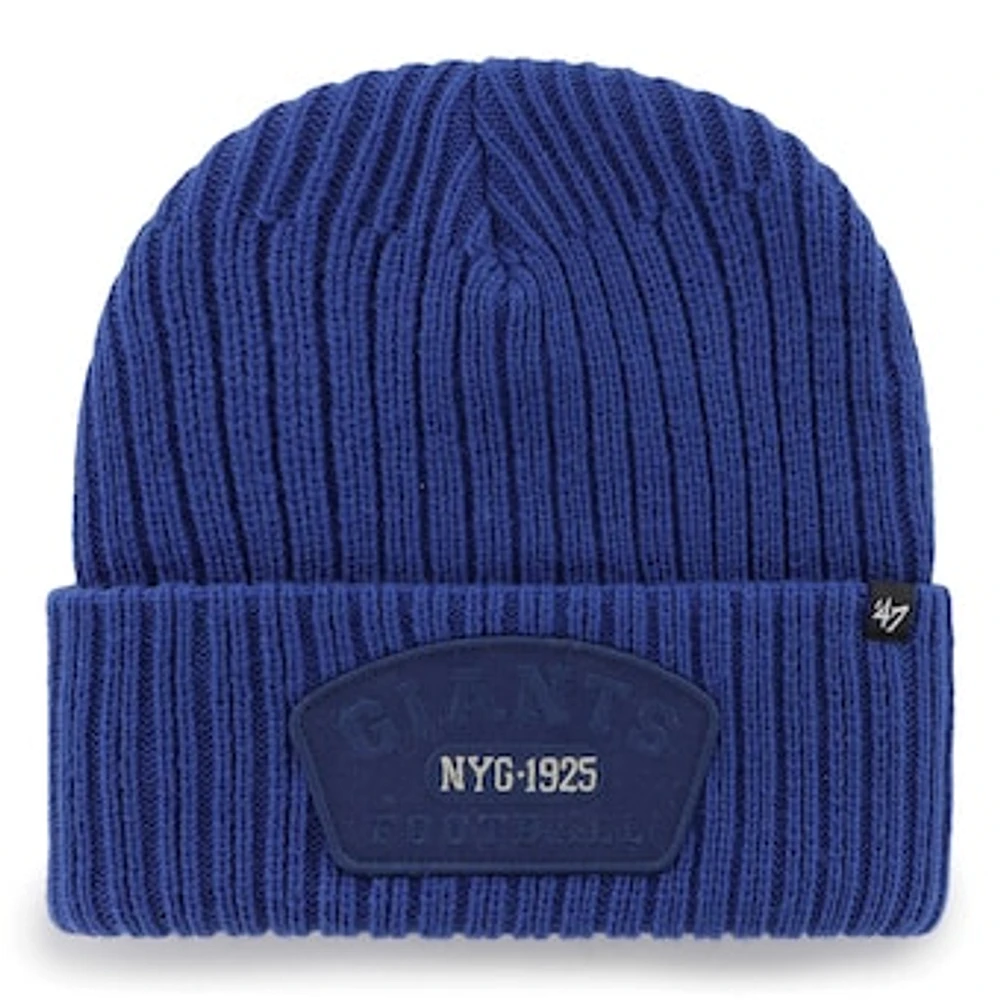 Men's '47 Royal New York Giants Ridgeway Cuffed Knit Hat