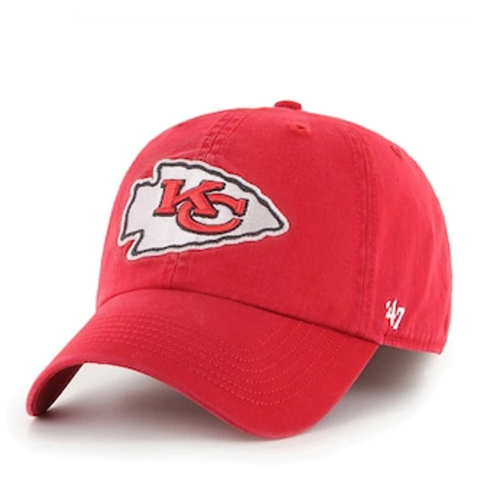 Men's '47 Red Kansas City Chiefs Franchise Logo Fitted Hat