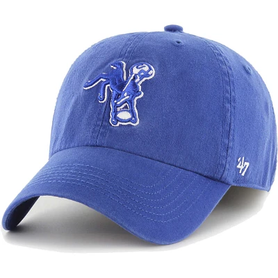 Men's '47 Royal Indianapolis Colts Gridiron Classics Franchise Legacy Fitted Hat