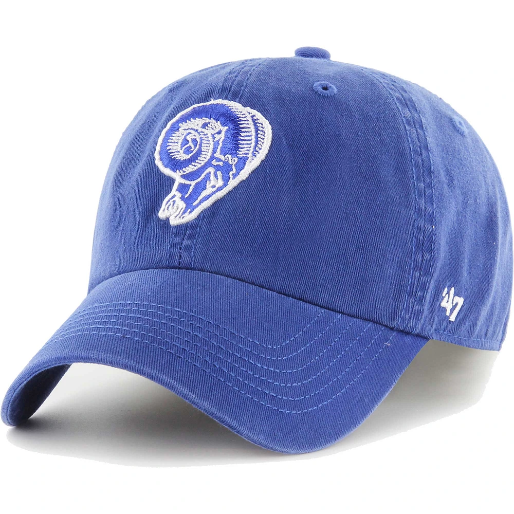 Men's '47 Royal Los Angeles Rams Gridiron Classics Franchise Legacy Fitted Hat