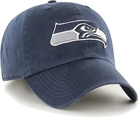Men's '47 Navy Seattle Seahawks Franchise Logo Fitted Hat