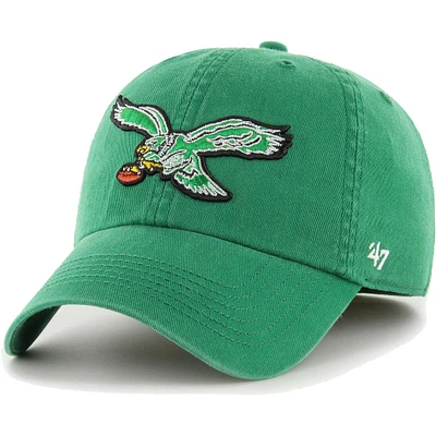 Men's '47 Kelly Green Philadelphia Eagles Gridiron Classics Franchise Legacy Fitted Hat