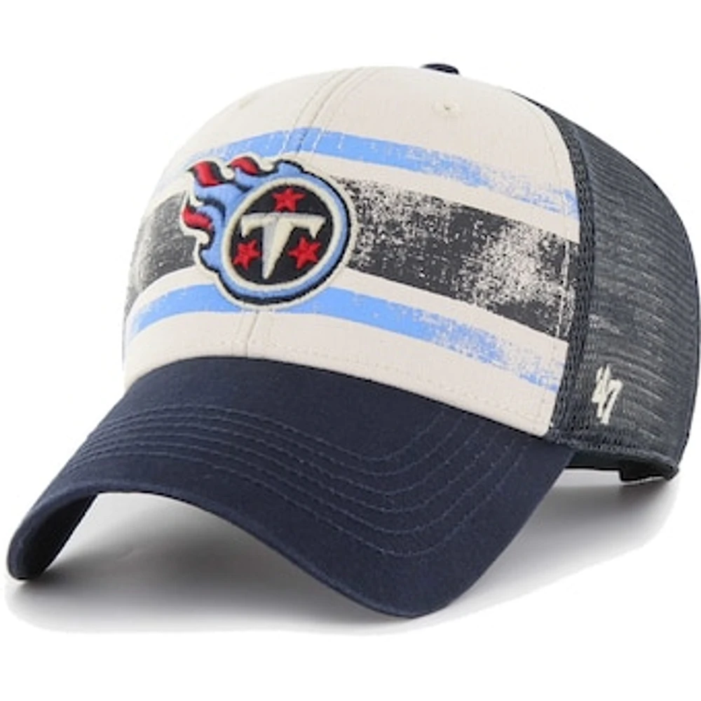 Men's '47 Cream Tennessee Titans Breakout MVP Trucker Adjustable Hat